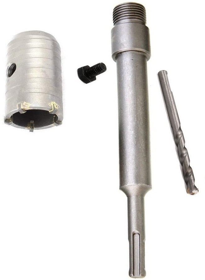 Inditrust مثقاب جدار خرساني ذو ساق SDS من إنديترست، قاطع منشار ثقب، قضيب توصيل 300 مم (مثقاب 40 مم مع قضيب 300 مم) - Image 1